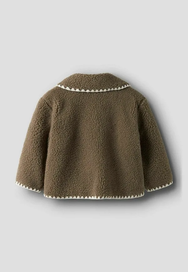 Флисовая куртка Lil' Atelier, Shitake — фото 4