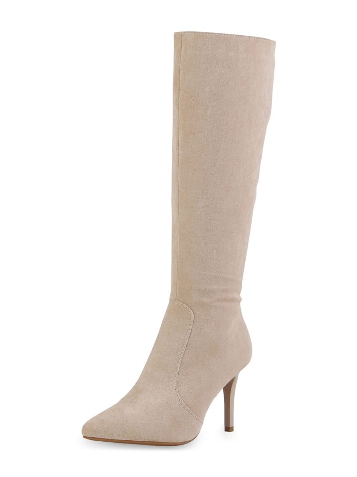 Сапоги VAN HILL Klassische Eleanor, цвет beige velours