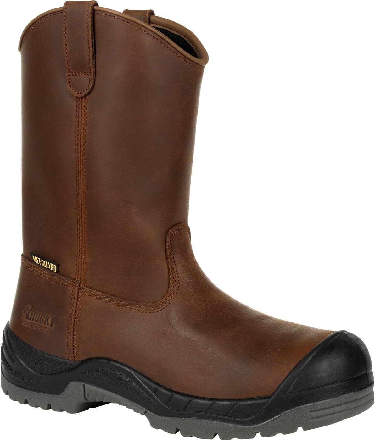 

Мужские рабочие водонепроницаемые ботинки ROCKY с композитным носком Worksmart, коричневый