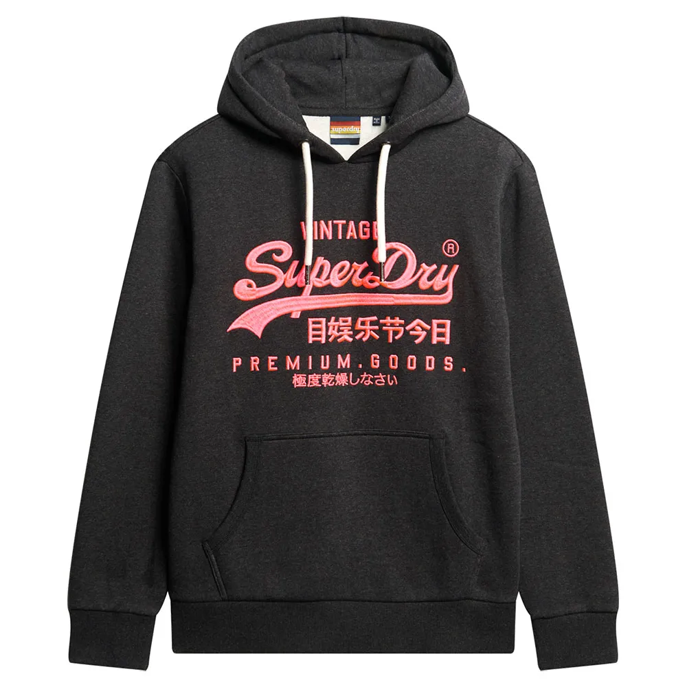 

Худи Superdry Neon Vl Graphic, черный