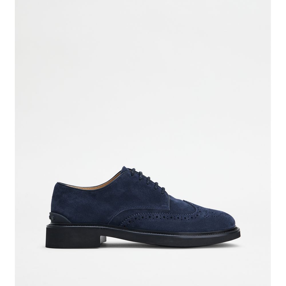 

Замшевые шнуровки TOD's, синий
