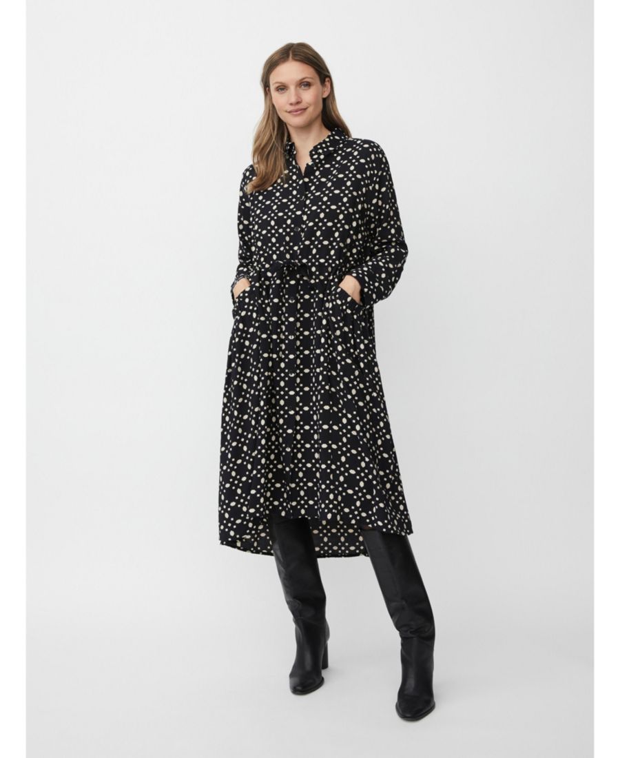 

Женское платье-миди с длинными рукавами MaNovany Masai Copenhagen, Black