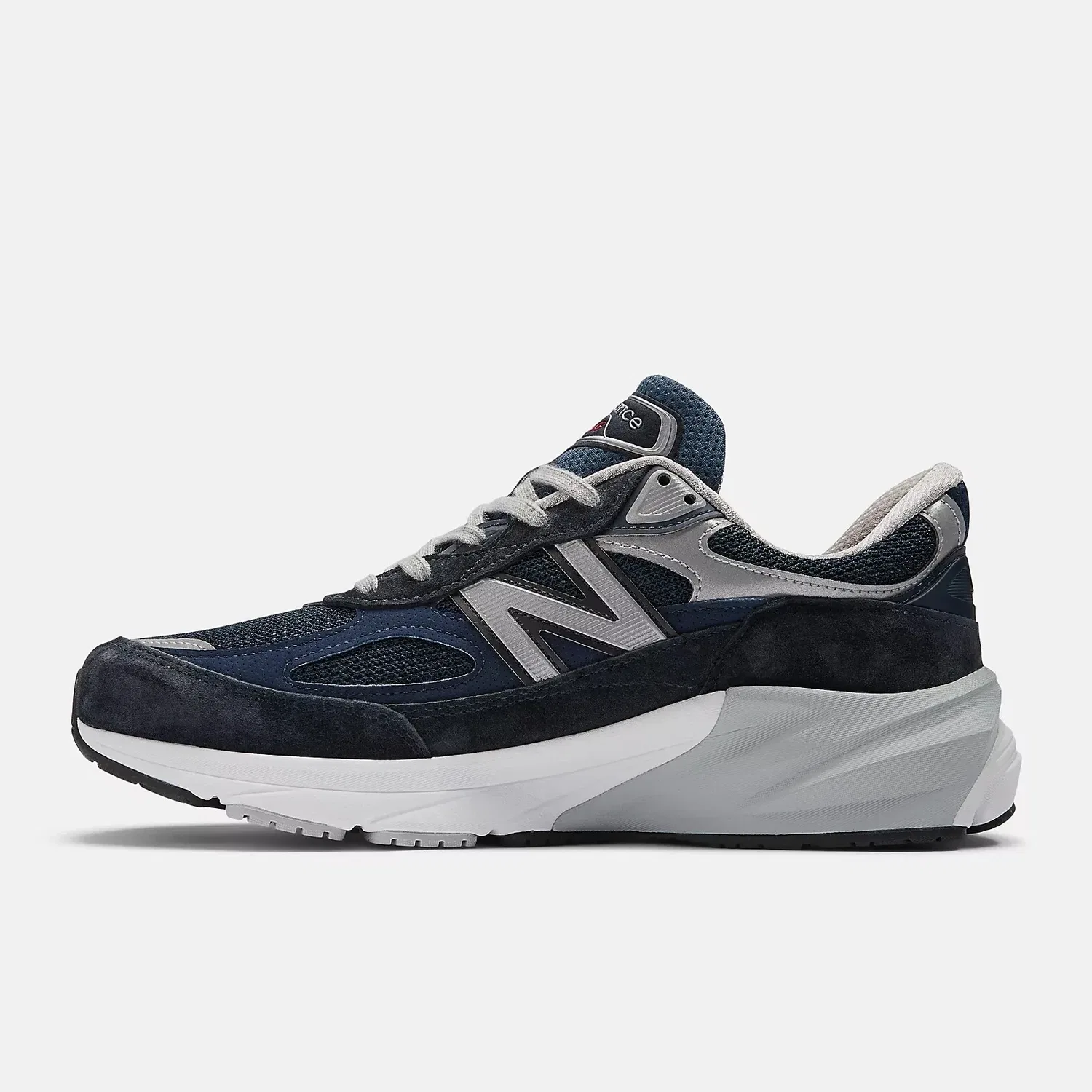 Кроссовки New Balance Made in USA 990v6 M990NV6 темно-синего цвета на шнуровке, повседневная обувь — фото 3