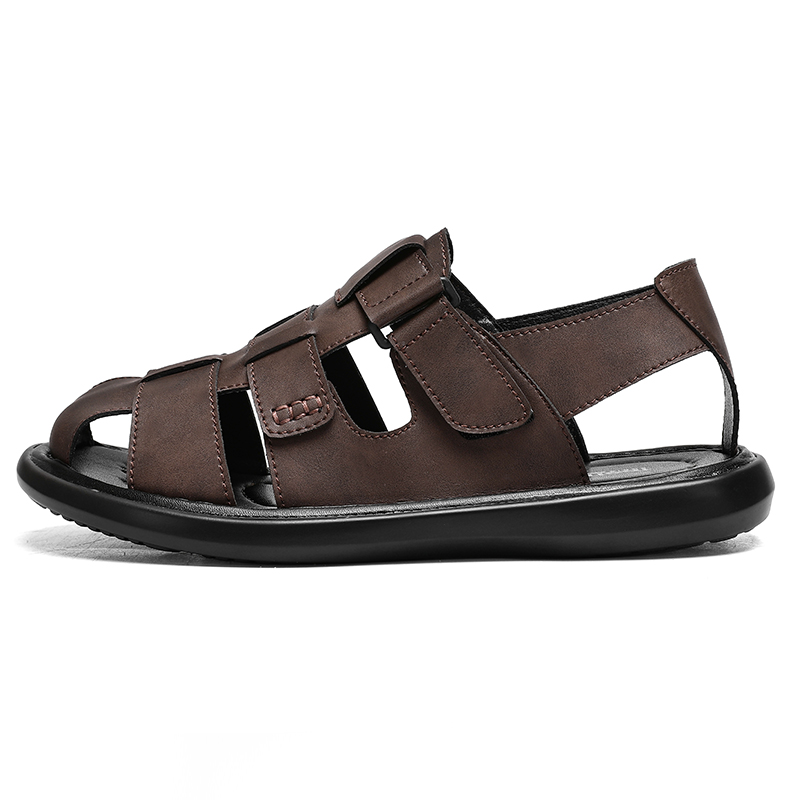 

Shiozawa Мужские пляжные сандалии коричневые, цвет Brown