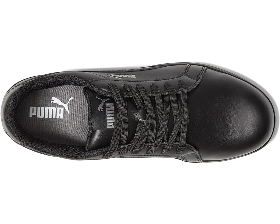 Кроссовки PUMA Safety Iconic Leather Low ASTM SD, цвет Black/Black — фото 2