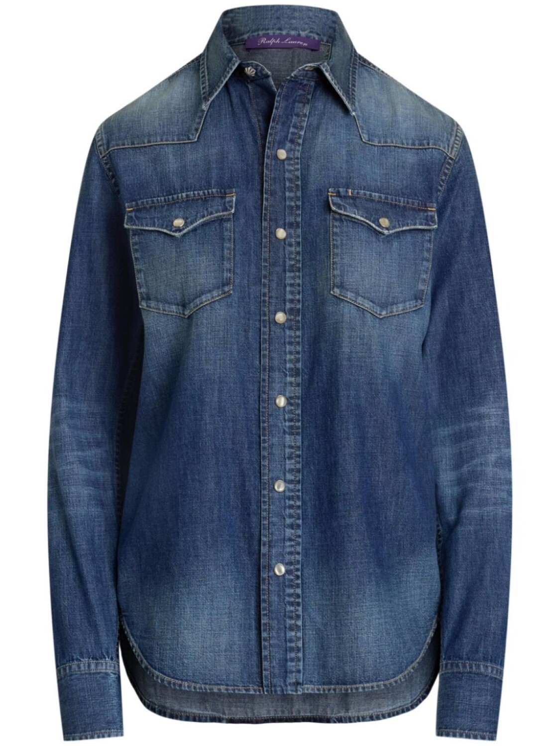 

Джинсовая рубашка из коллекции Ralph Lauren Ralph Lauren Collection, синий