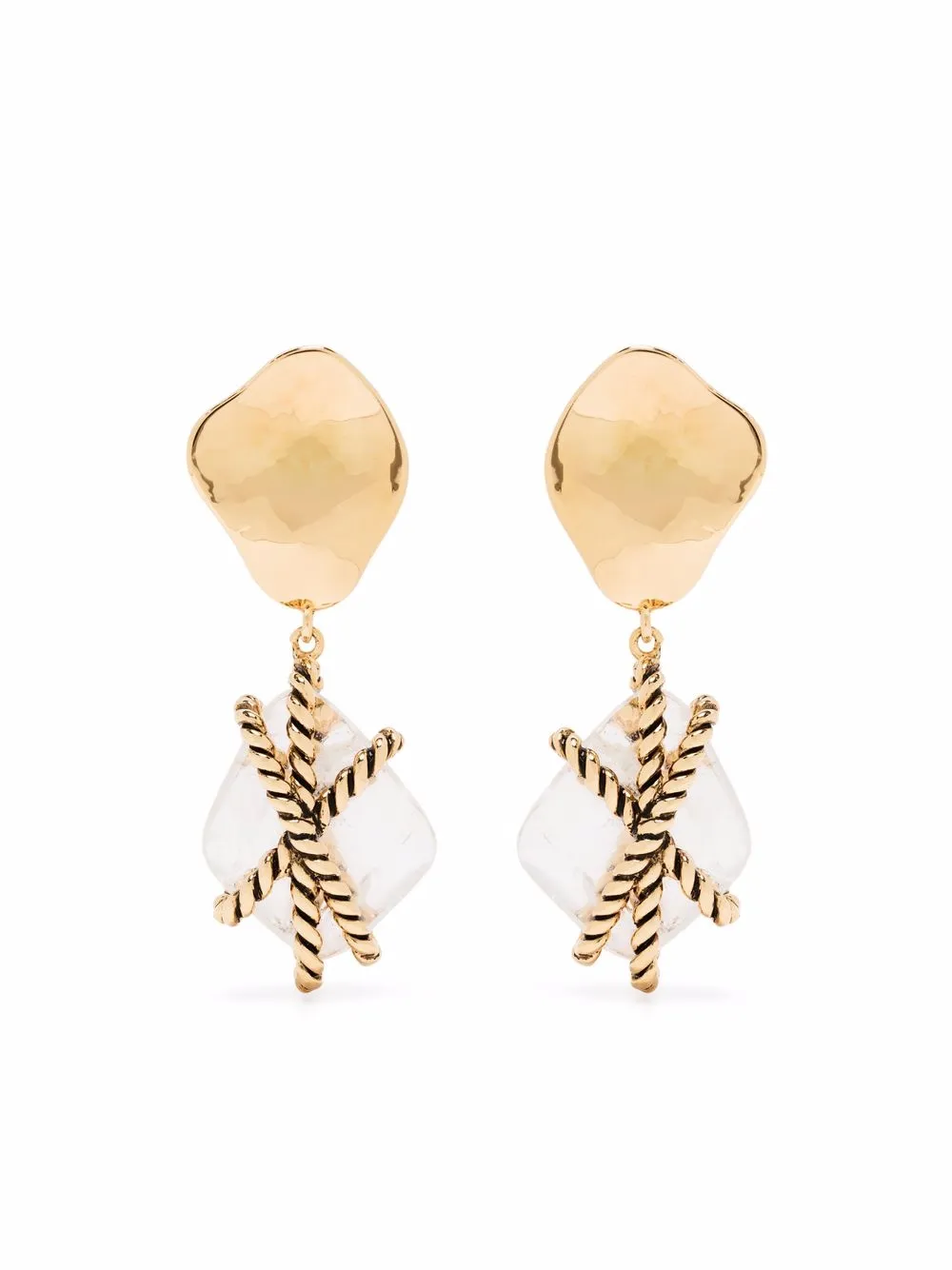 

Серьги Mycene с кристаллами Aurelie Bidermann, золотой
