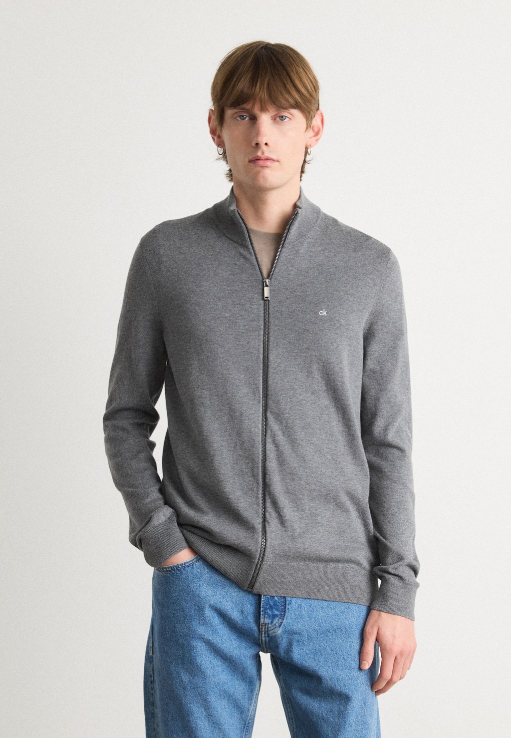 

Кардиган ZIP JACKET Calvin Klein, серый