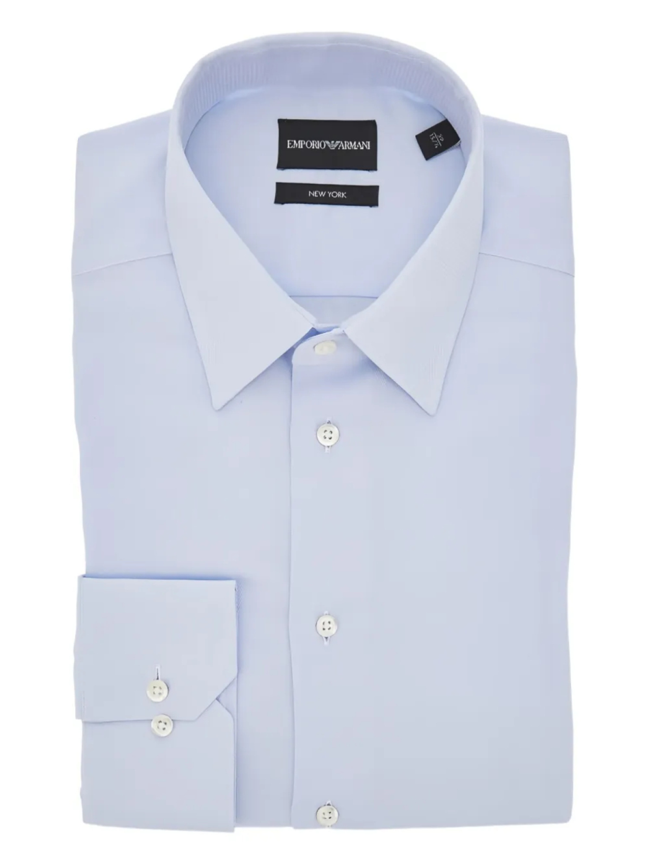 

Рубашка из хлопка Emporio Armani, синий