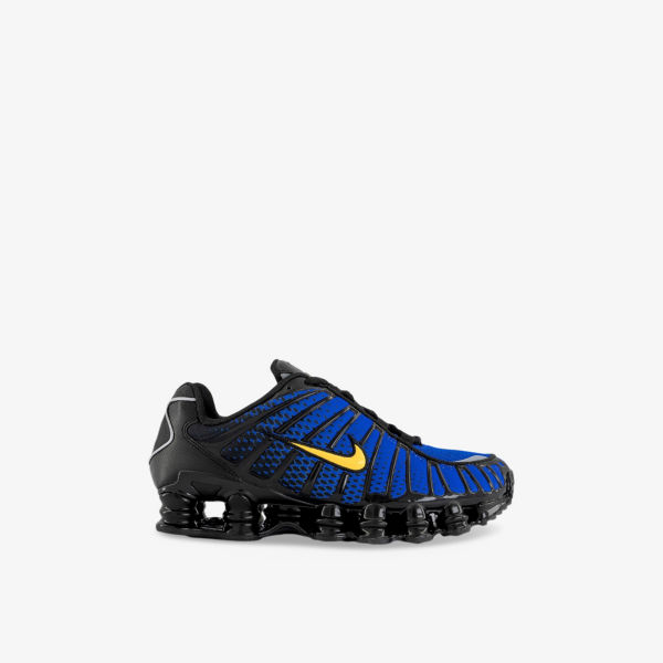 

Кроссовки Shox TL низкие из кожи, сетки и пластика Nike, черный