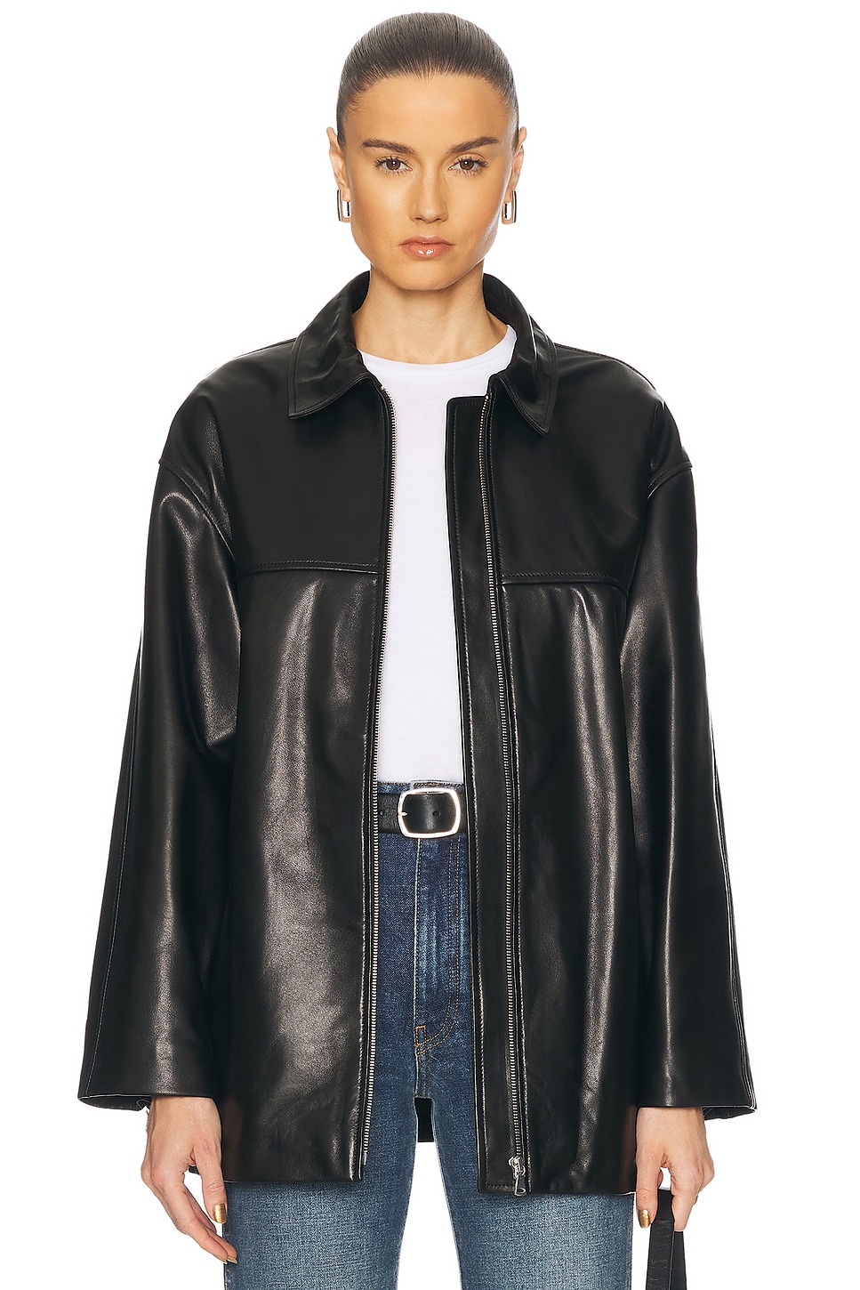 

Кожаная куртка Layne Sleek Nour Hammour, Black