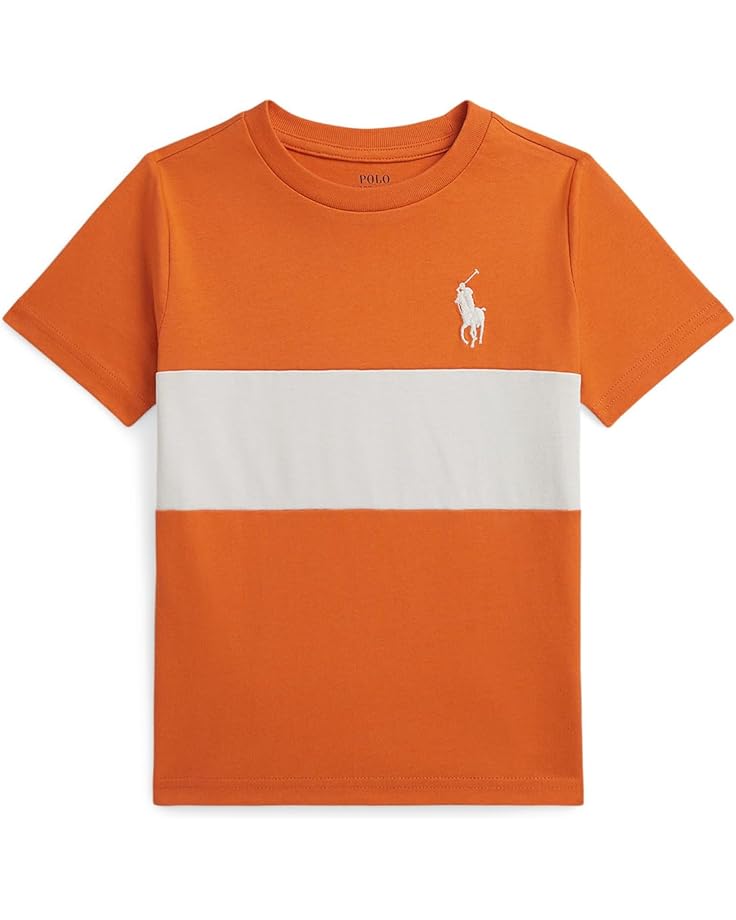 

Футболка Polo Ralph Lauren Kids Big Pony Cotton Jersey Tee, цвет Moon Orange