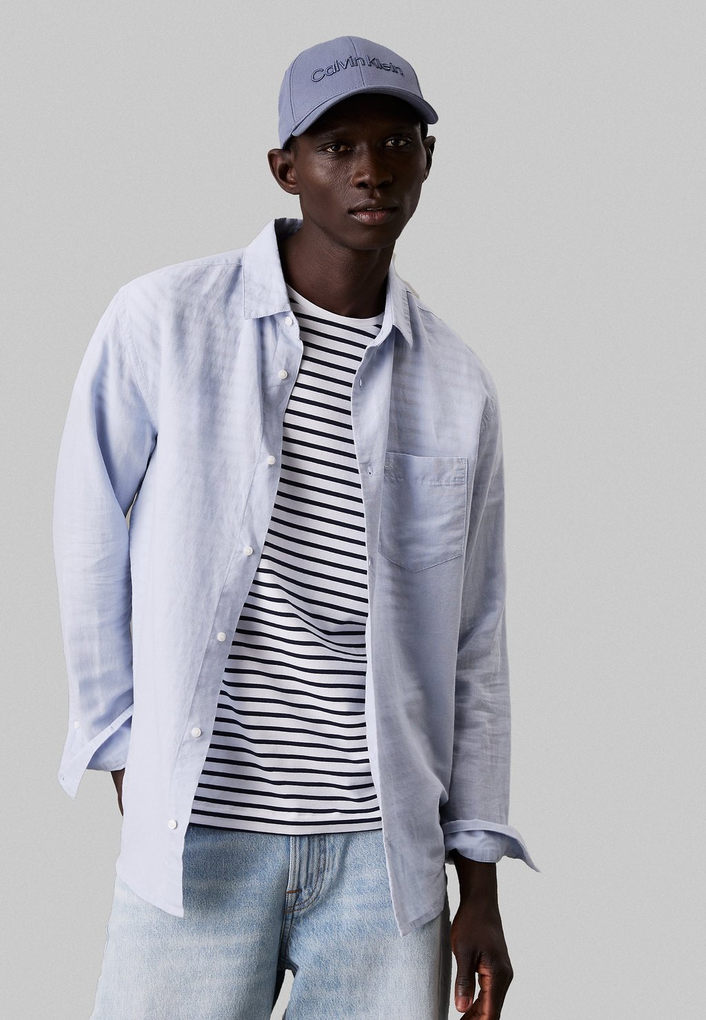 

Рубашка Calvin Klein, синий