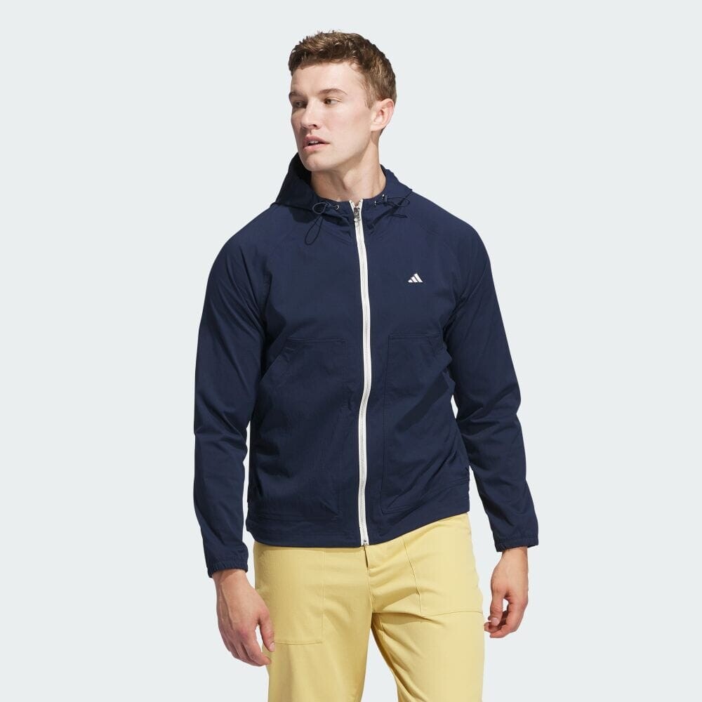 

Куртка Adidas GO-TO Windproof Full Zip Long Sleeve Hoodie, цвет College Navy