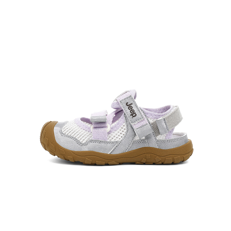 

Детские сандалии с противоскользящей подошвой, устойчивые к истиранию, дышащие, с противоскользящей подошвой Jeep, зеленый/черный