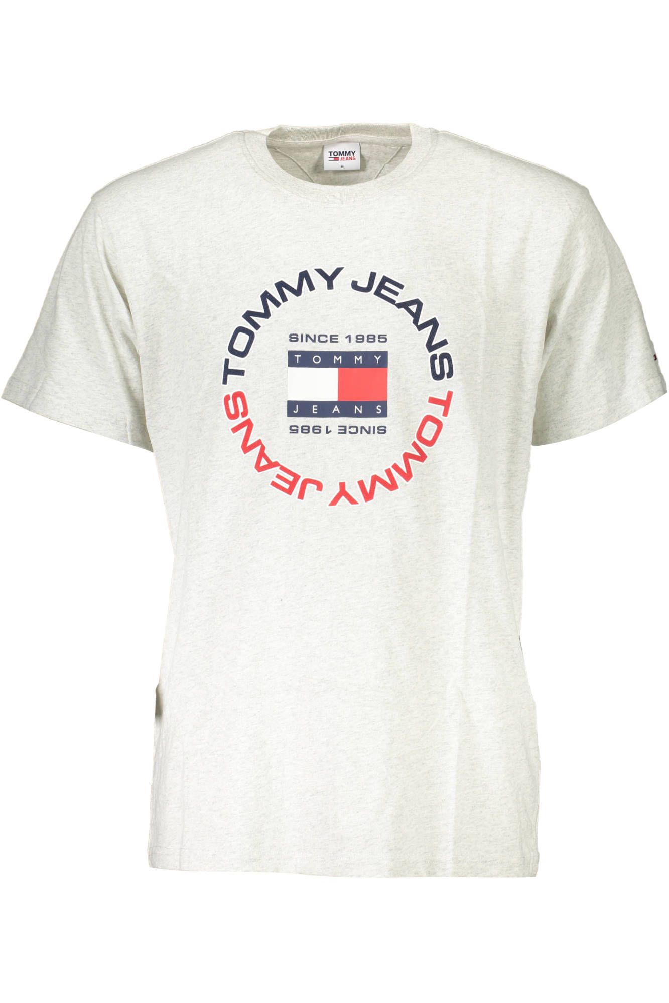 

Серая хлопковая мужская футболка Tommy Hilfiger