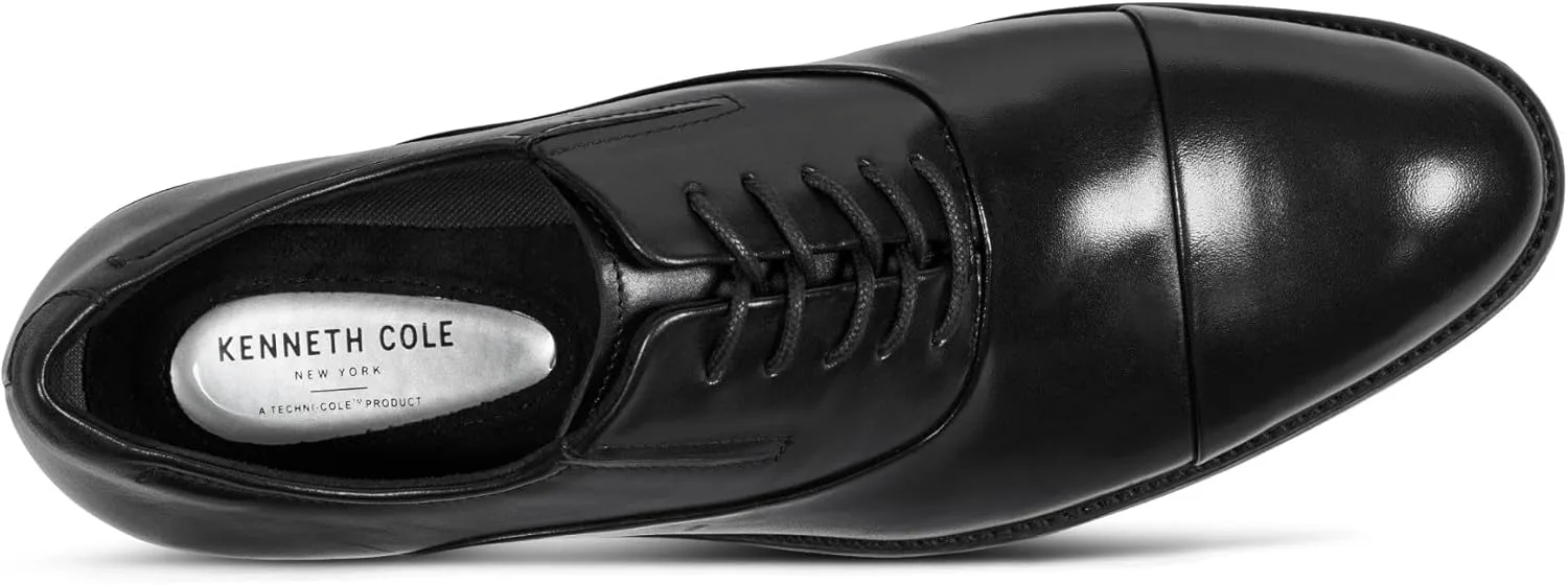 Мужские оксфорды Kenneth Cole New York Tully с мыском Cap Toe, черный — фото 4