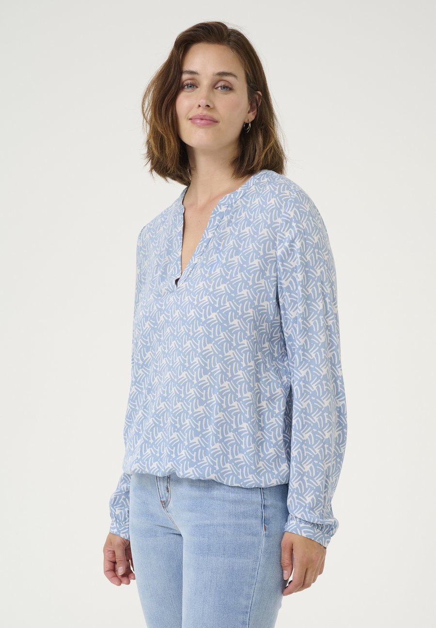 

Блуза Kaffe DITTE, Blue Moonstruck Print/Blue