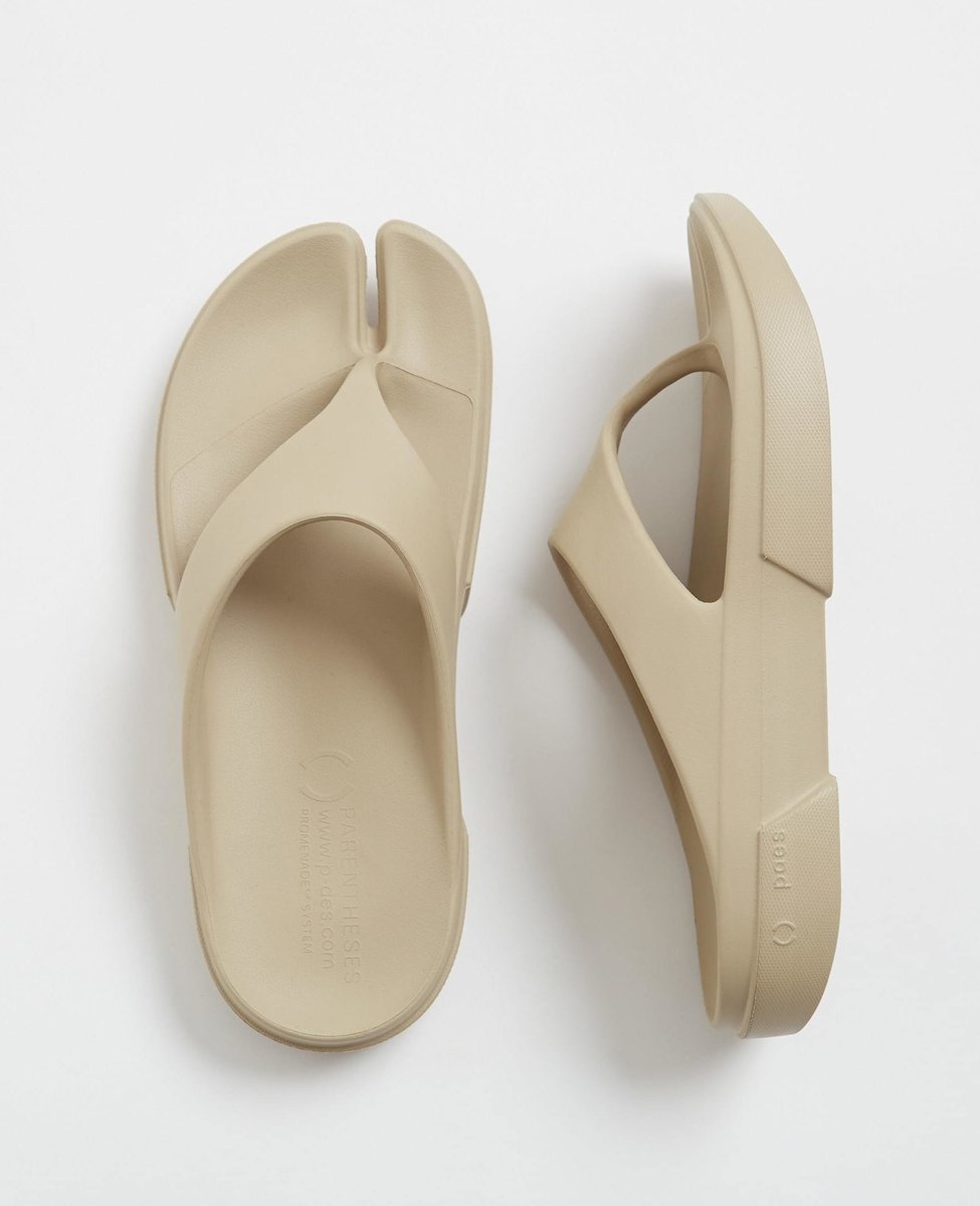 Базовая линия шлепанцев Paes | PAES01 / Сандалии для восстановления MEN'S MELROSE, Beige