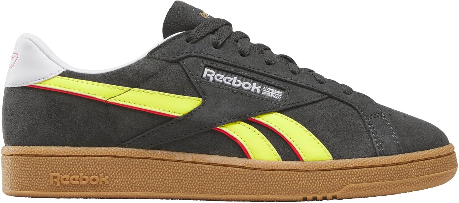 

Кроссовки Reebok Unisex-Adult Club C Grounds UK, черный/желтый