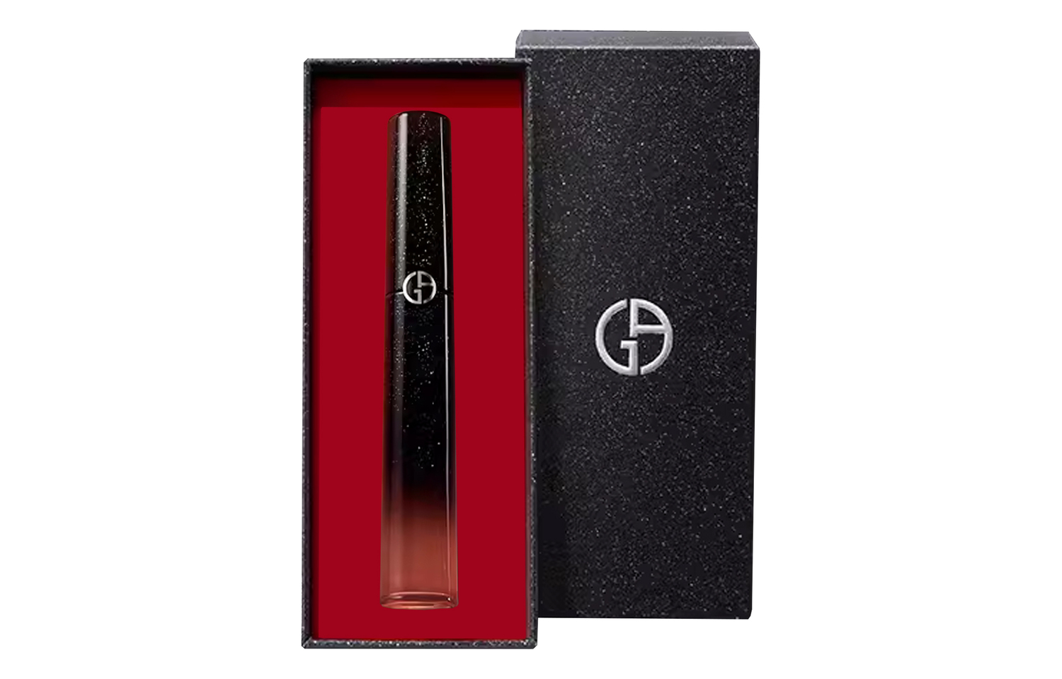 GIORGIO ARMANI Тюбик красной помады haute couture starry limited edition box бархатное покрытие уход за кожей губ 6,5 мл — фото 3