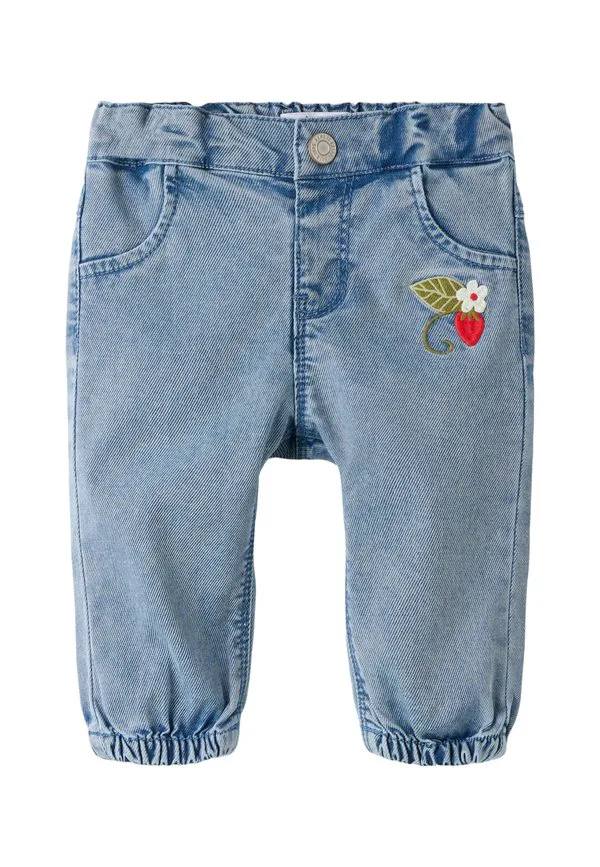 Джинсы nbfprose с зауженным кроем и выемкой в форме буквы r Name It, Medium Blue Denim