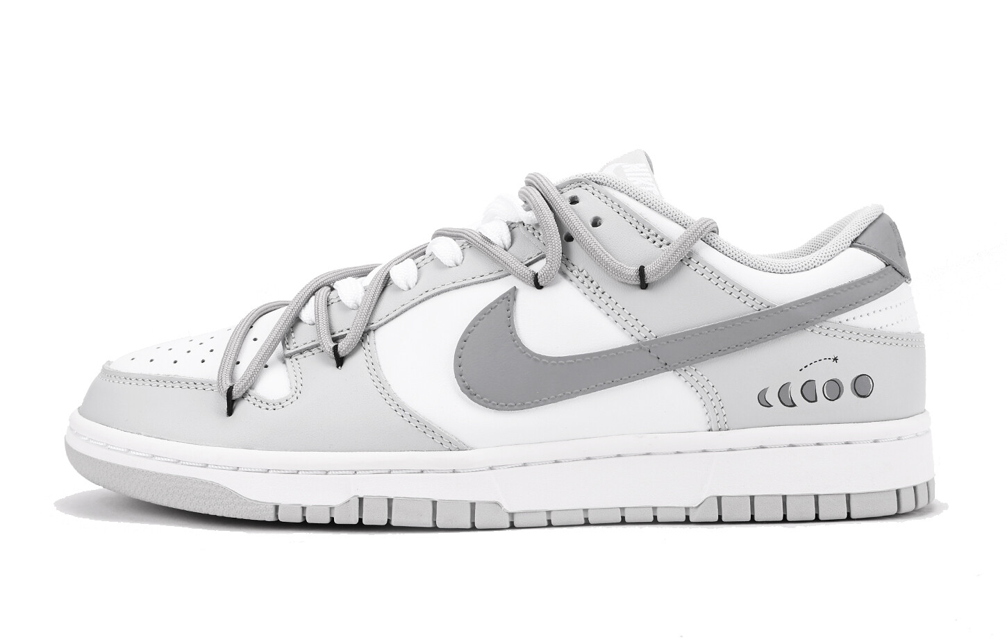 

Кроссовки Nike Dunk Skateboarding Shoes Men Low-top White/Gray, светло-серый