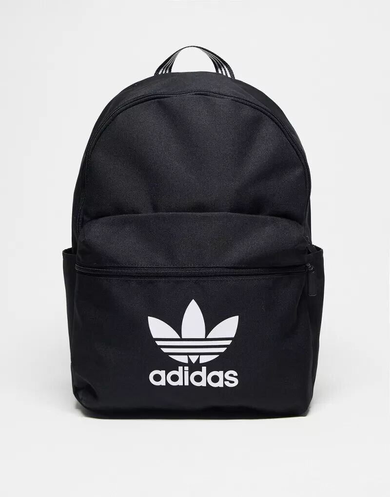 

Черный рюкзак с логотипом adidas Originals adicolor
