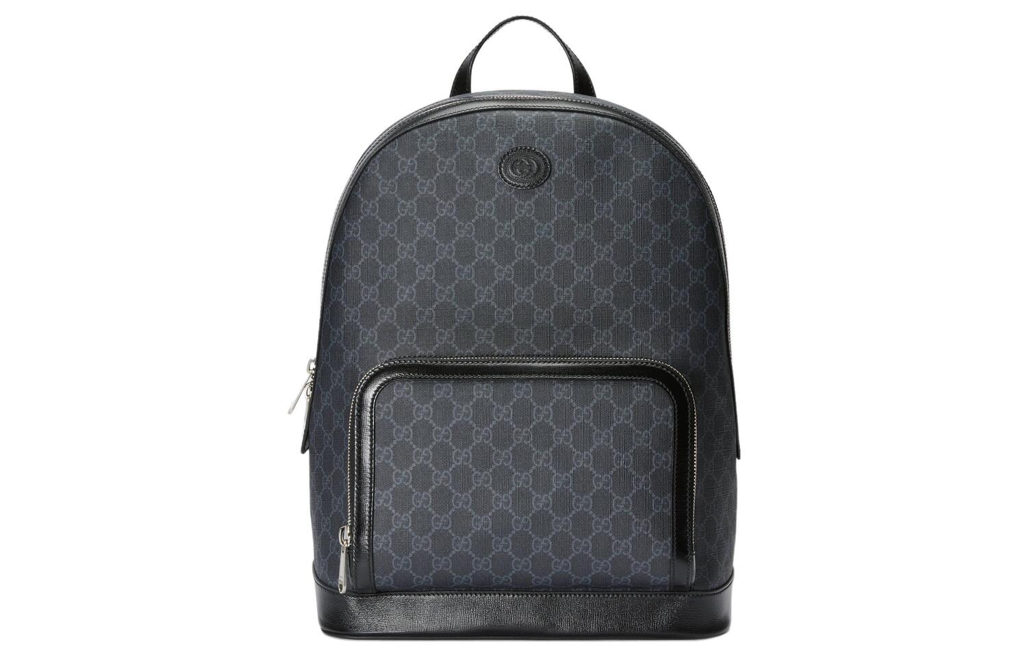 

Рюкзак GG Canvas с кожаными деталями мужской черный GUCCI