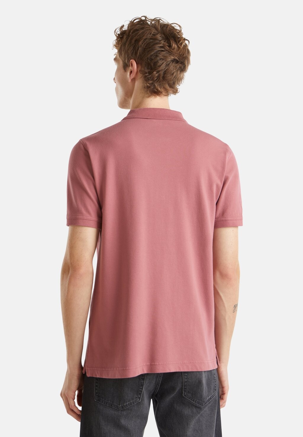 

Рубашка поло SLIM FIT United Colors of Benetton, сиреневый