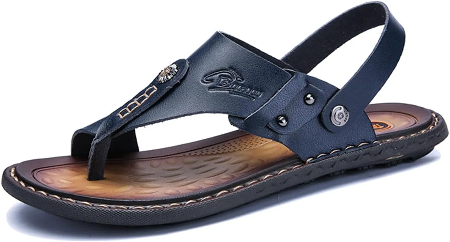 Mens Vintage Arch Support Сандалии for Plantar Fasciitis,Summer Ring Toe Bunion Outdoor Slippers,Casual Beach Hallux Valgus Flip Flops WCXTY, синий