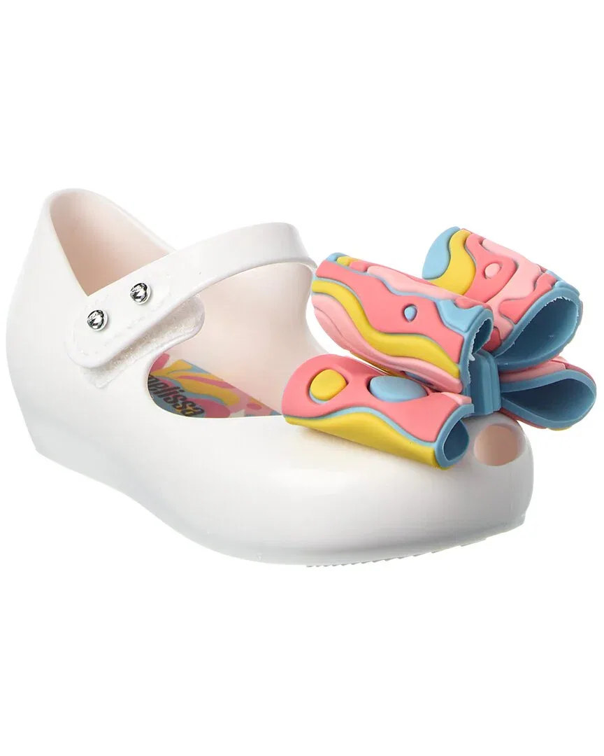 Mini Melissa Ultragirl Wonderland Baby Ballerina Flat, фиолетовый