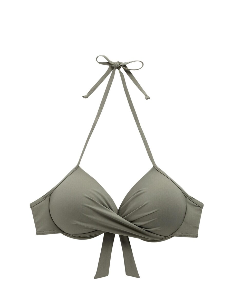 

Верх бикини на косточках Next Push-up Bikini Top, хаки