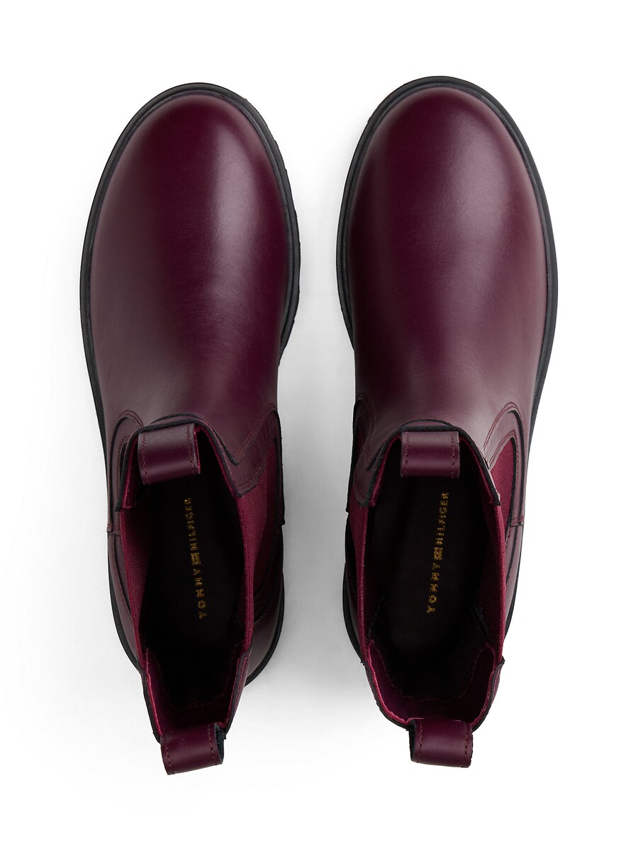 Ботинки челси TOMMY HILFIGER, Burgundy — фото 3