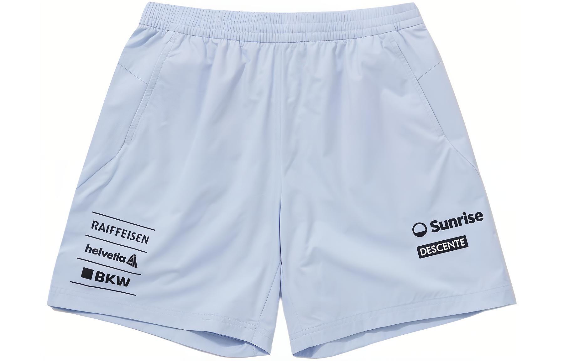 

Швейцарские лыжные повседневные шорты Unisex DESCENTE, красные