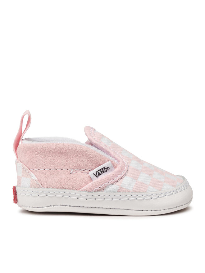 

Тканевые кроссовки Slip-On V Crib VN0A2XSL04E1 Vans, розовый/белый