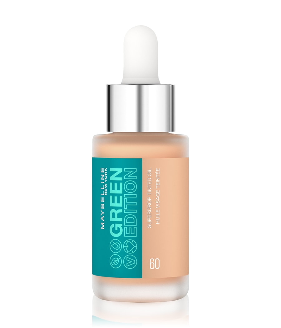 

Жидкая основа Maybelline Green Edition Superdrop Foundation-Öl, Nr. 40, 20 ml