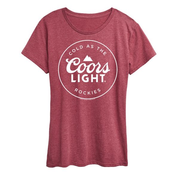 

Женская футболка с логотипом Coors Licensed Character, красный