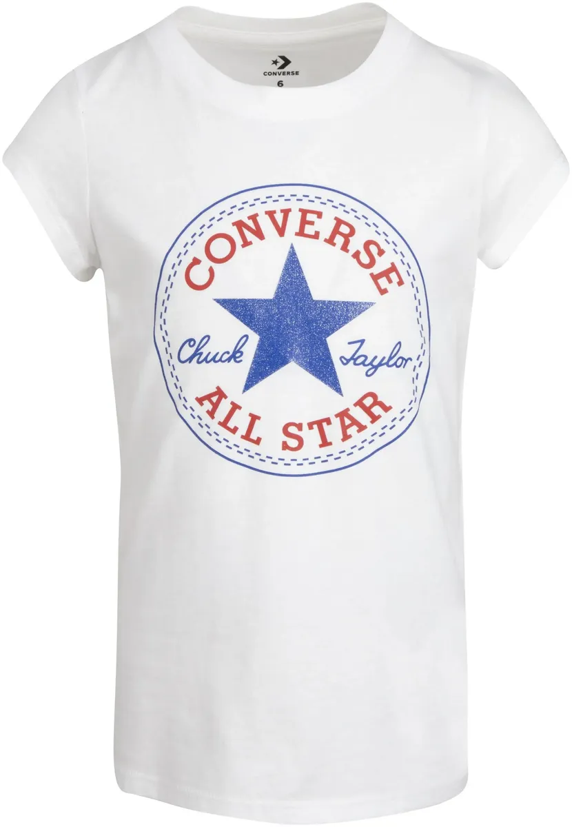 

Рубашка Конверс с короткими рукавами "- для детей" Converse, белый