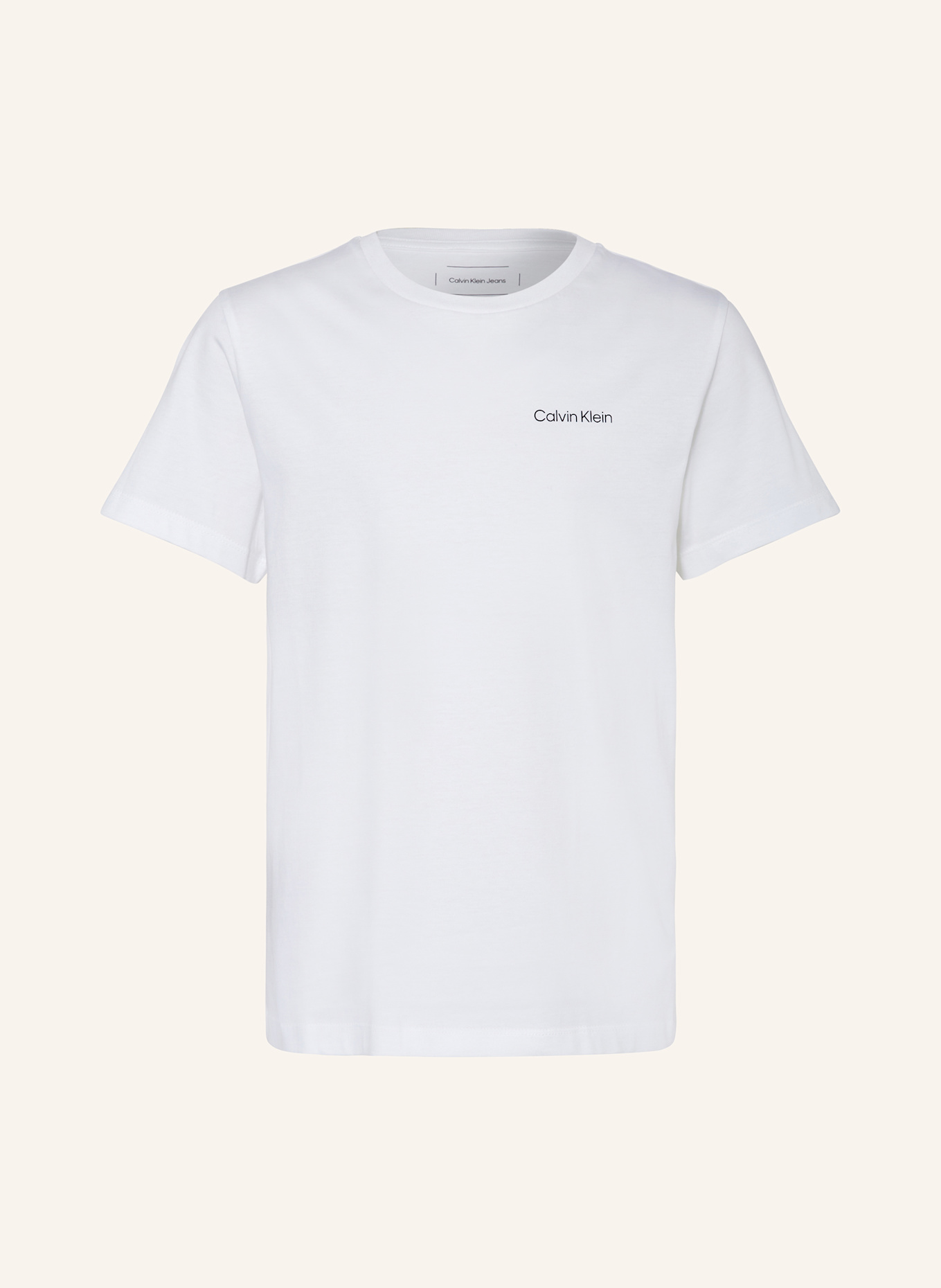 

Футболка с логотипом Calvin Klein, белый