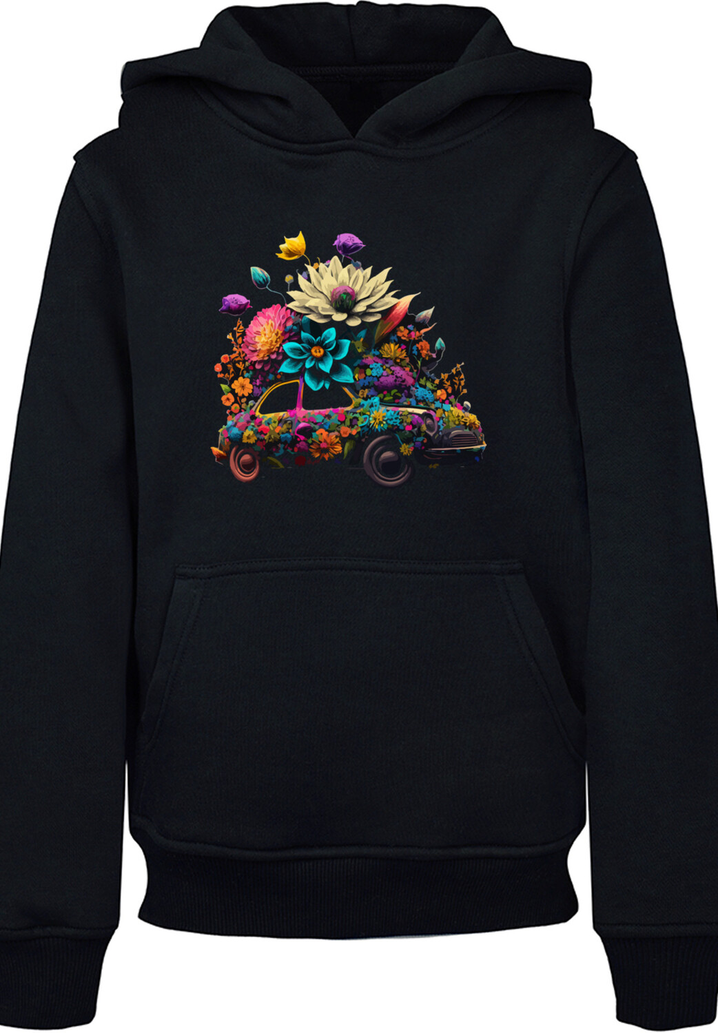 

Пуловер F4NT4STIC Hoodie Blumen Auto Hoodie, черный