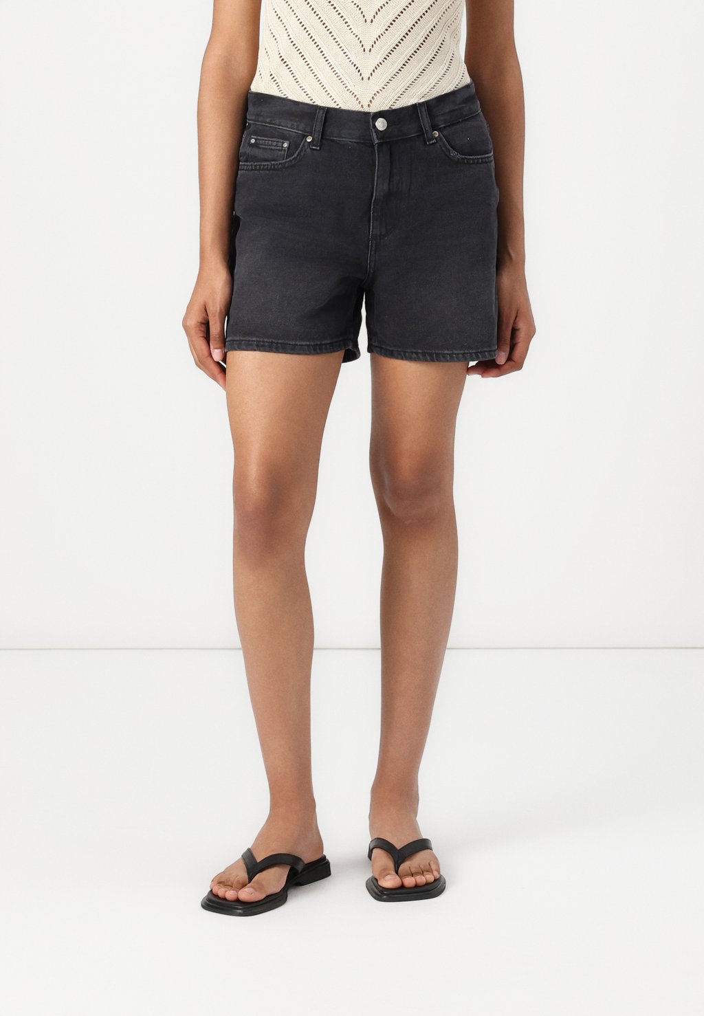 

Джинсовые шорты ONLELLA ONLY, цвет Washed Black