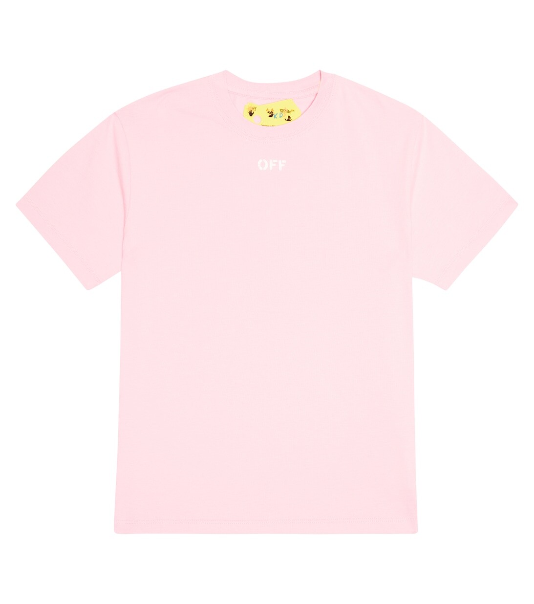 

Хлопковая футболка с логотипом Off-White, белый