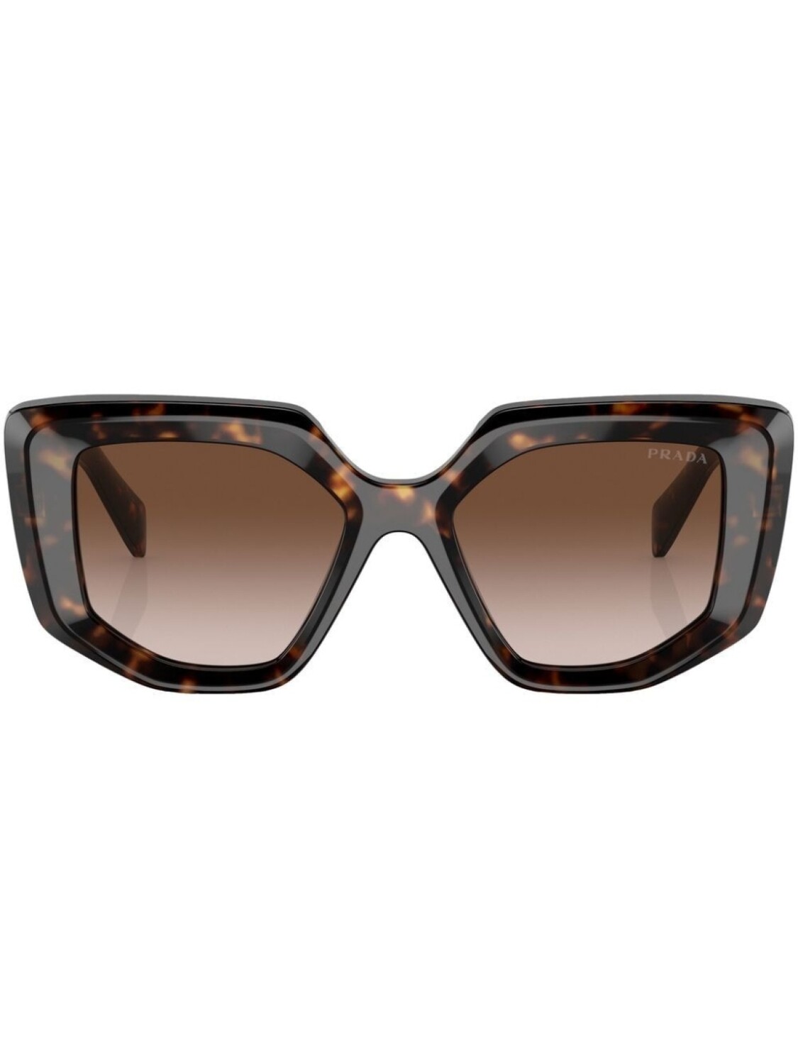 

Prada Eyewear солнцезащитные очки в оправе черепаховой расцветки, зеленый