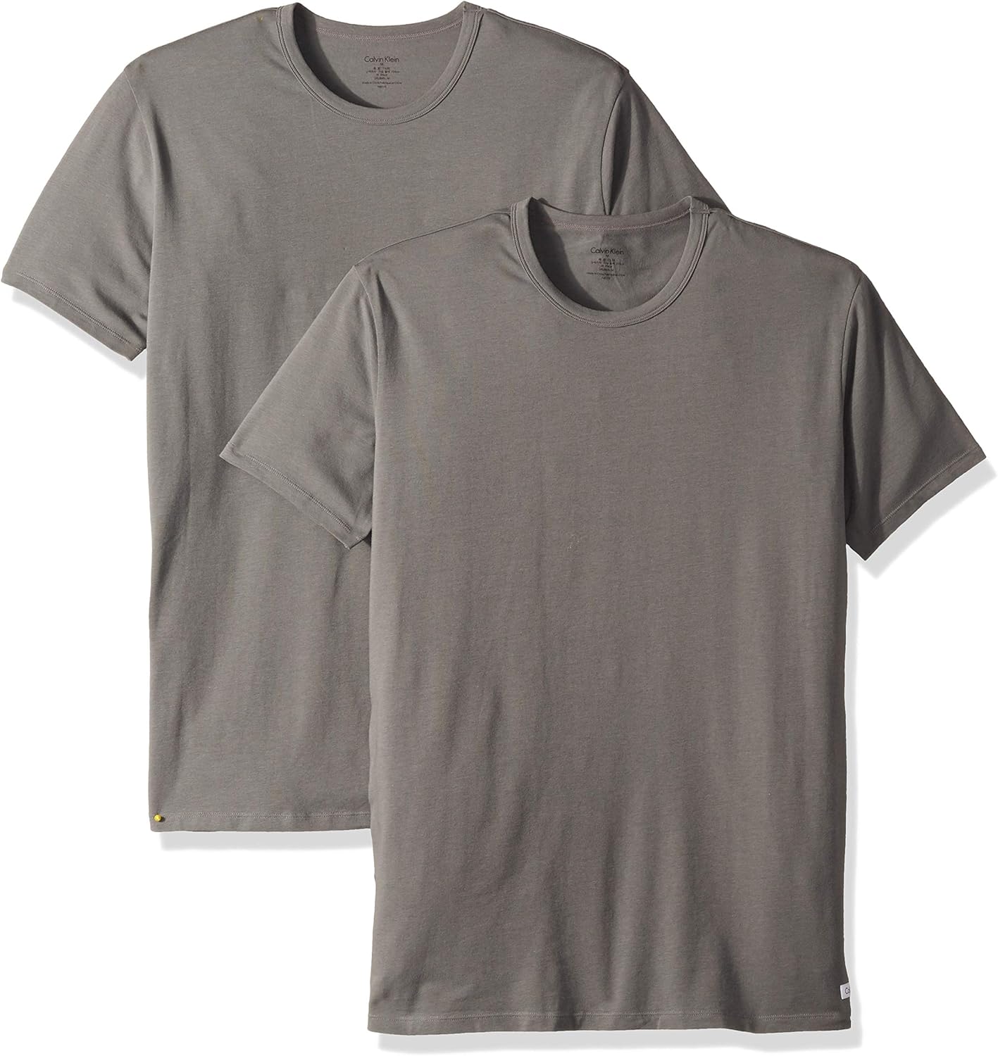 

Мужские хлопковые футболки Calvin Klein Multipack с круглым вырезом, Grey Sky
