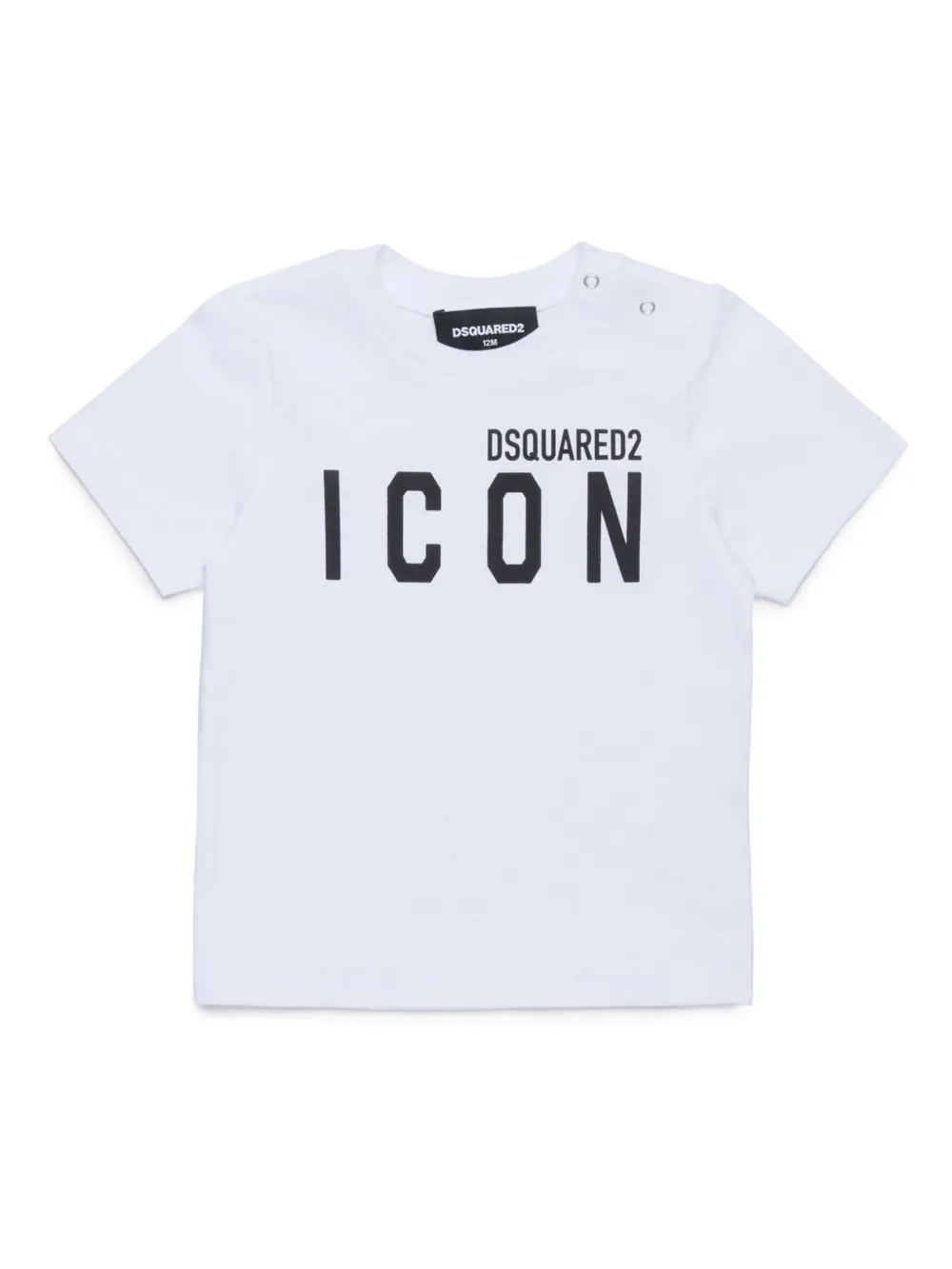 

Футболка с принтом Icon DSQUARED2 KIDS, белый