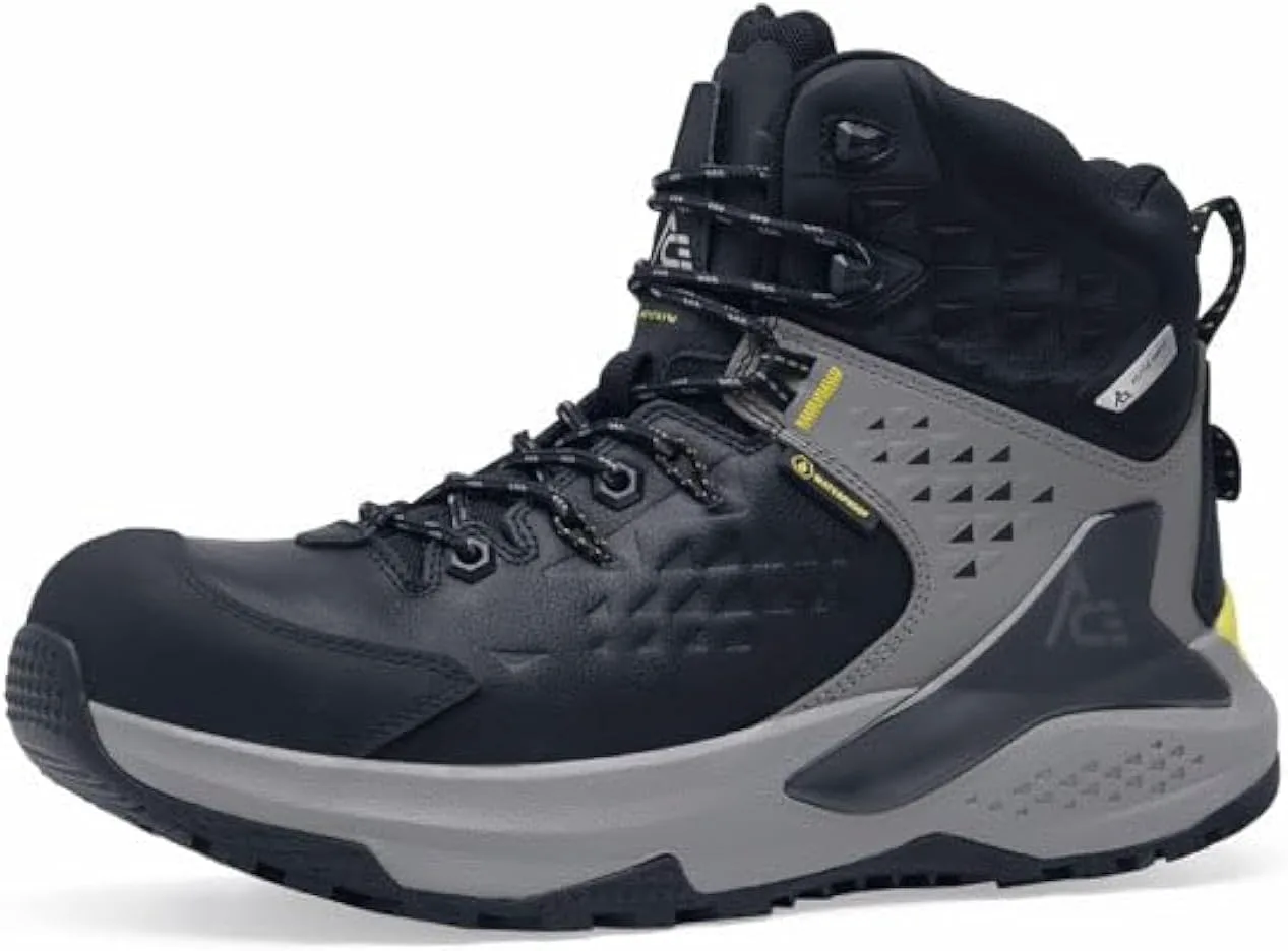 

Рабочие ботинки ACE Arrow, мужские, 6 дюймов, с носком из нанокомпозита (NCT), стойкие к скольжению, водоотталкивающие, черные ACE Work Boots, черный