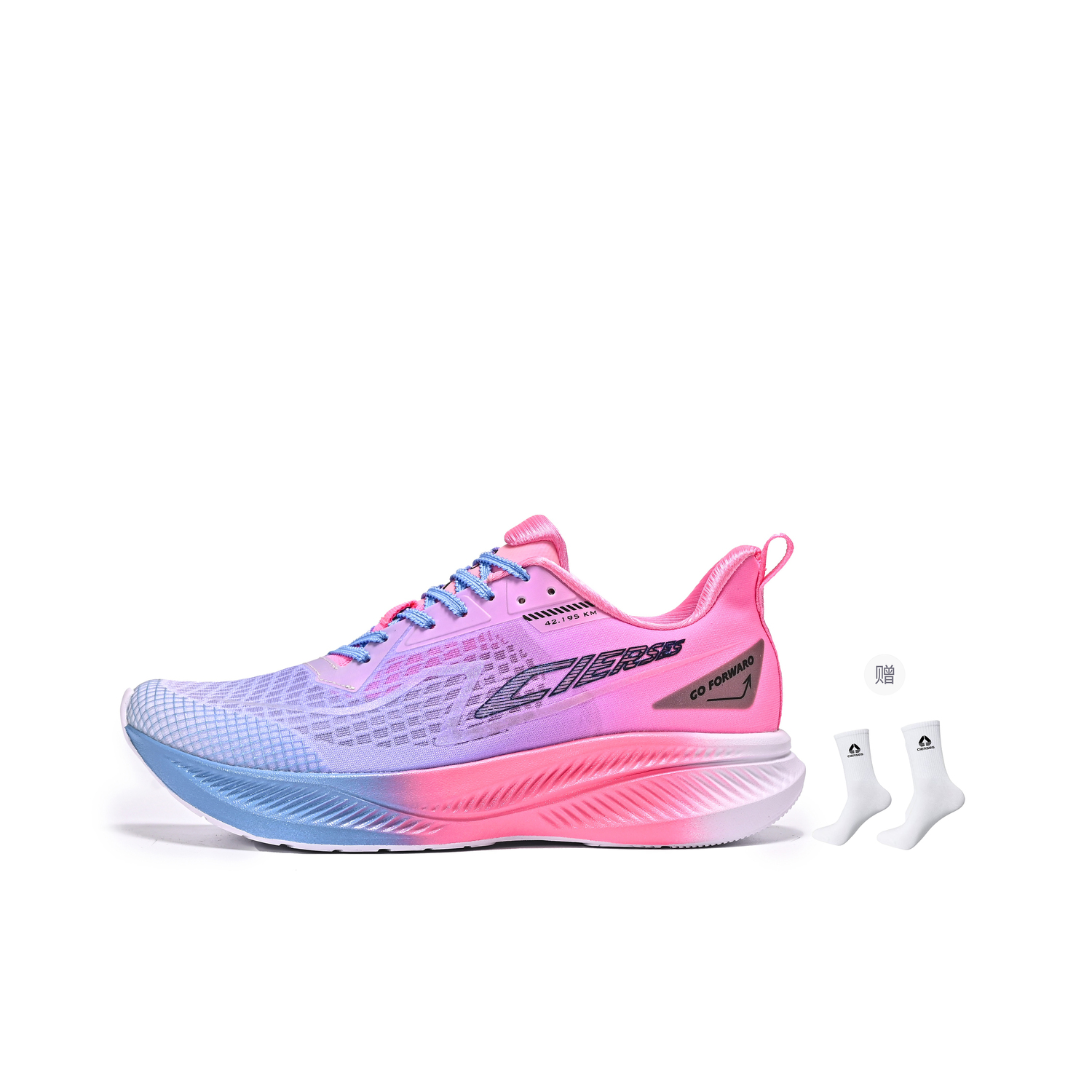 

CLERSES Muscle Cloud 3.0 Low Top Air Cushion кроссовки для бега unisex CIERSES, розовый