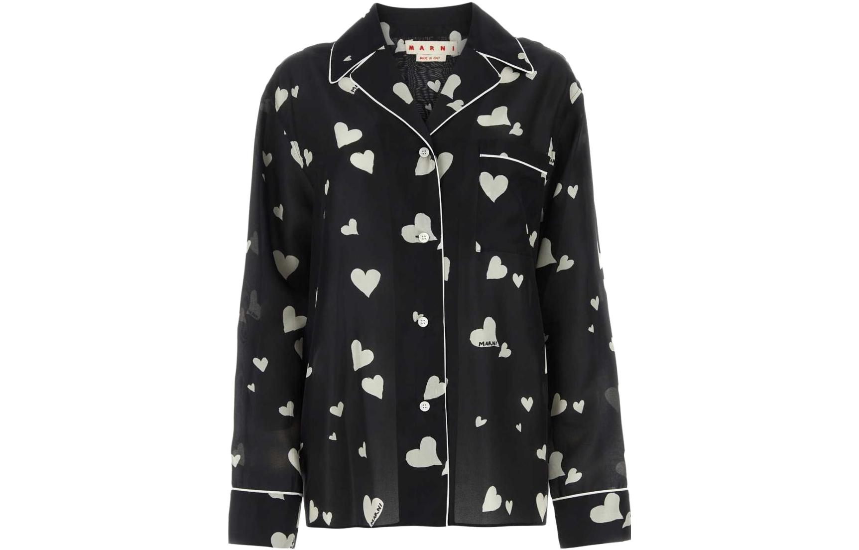 

Футболка женская черная MARNI