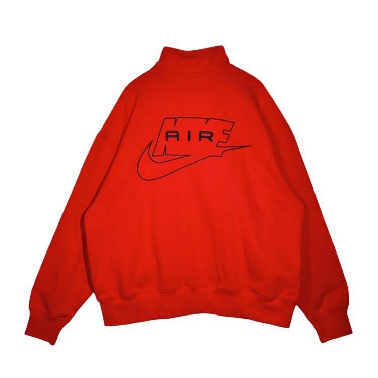 Nike Мужская куртка Air Jackets, красная, с воротником-стойкой, средней толщины, другие характеристики — фото 3